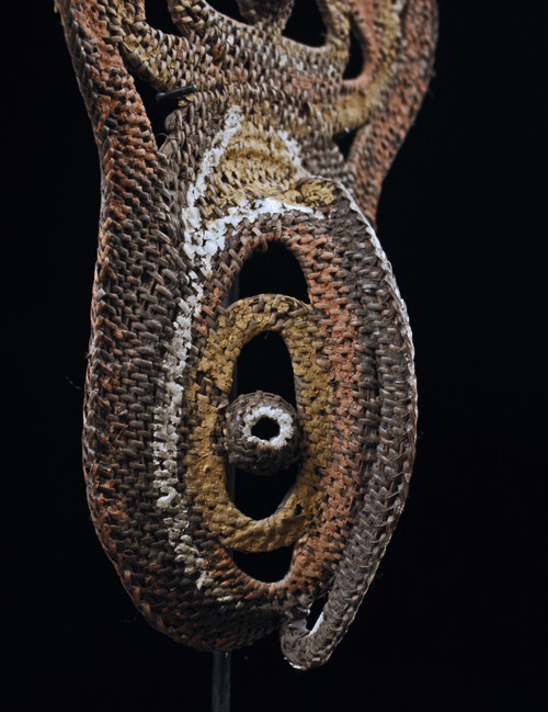 Yamswurzelmaske, Stammeskunst, Ozeanische Kunst, Korbflechterei, Papua-Neuguinea, Ozeanische Kunst
