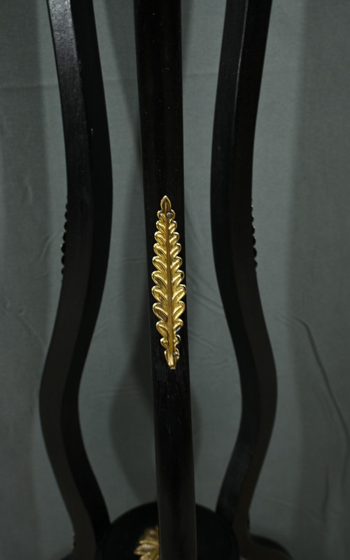 Blackened Wood Sellette, Napoleon III style - 1920