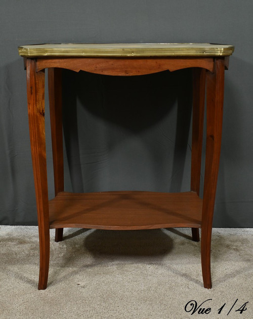 Mahogany and marble table - 1920