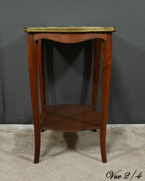 Mahogany and marble table - 1920
