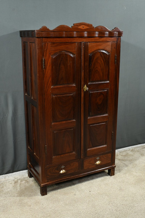 Speziere Pondichery in teak e palissandro - 1900