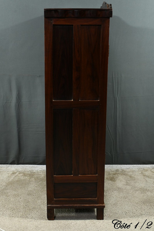 Speziere Pondichery in teak e palissandro - 1900