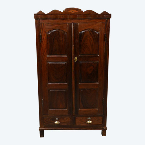 Speziere Pondichery in teak e palissandro - 1900