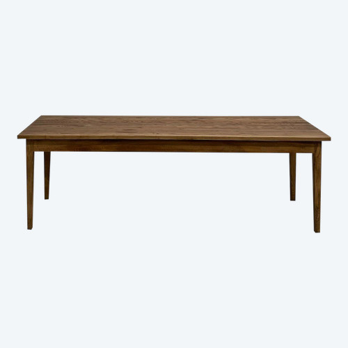 Farmhouse table with beech and solid ash spindle legs