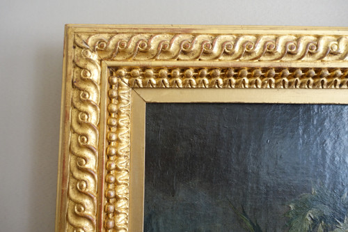 Holländische Schule des 17. Jahrhunderts, Papagei und Sittich, HST Mathias Whithoos zugeschrieben - 93,5cm x 109cm