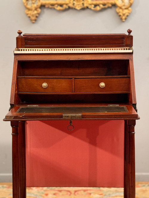 Billet Doux En Acajou d'Epoque Louis XVI Vers 1780