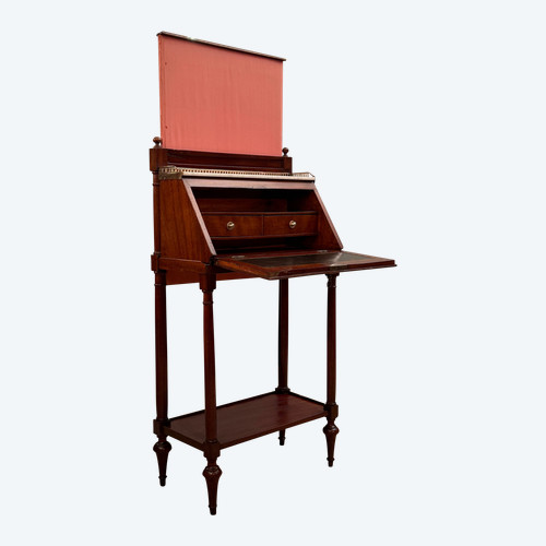 Billet Doux En Acajou d'Epoque Louis XVI Vers 1780