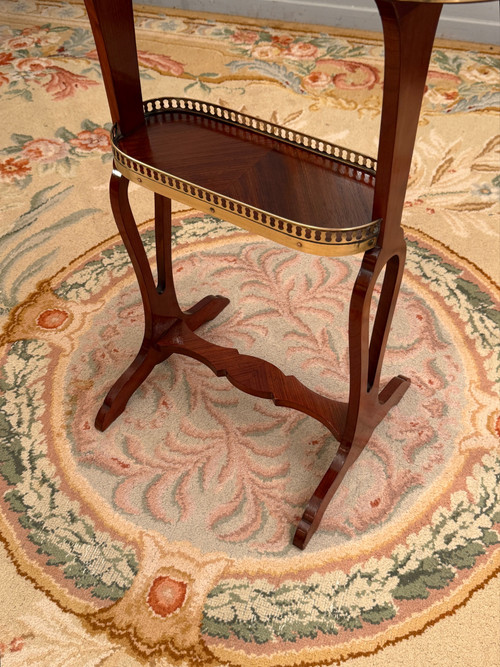 Kristalltreppe, Tisch Rognon Im Stil von Louis XVI Geprägt Um 1900