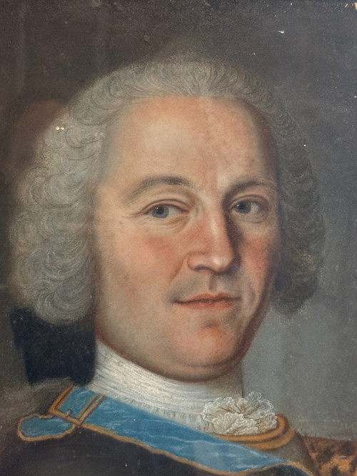 Porträt eines edlen Offiziers Pastellmalerei der Übergangszeit Um 1770