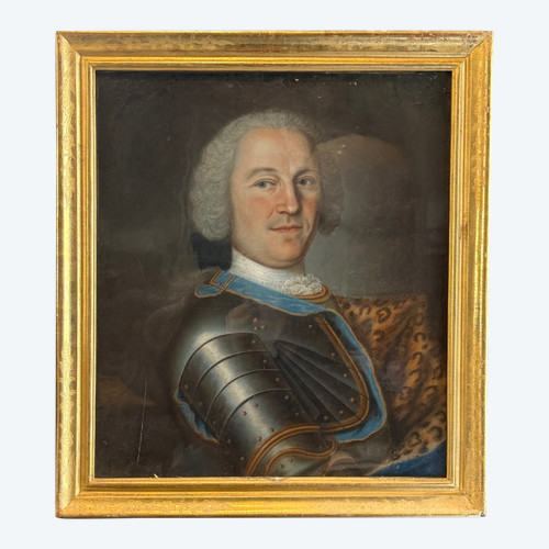 Porträt eines edlen Offiziers Pastellmalerei der Übergangszeit Um 1770