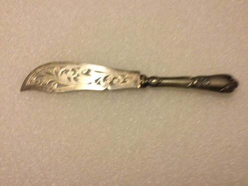 Silver serving knife