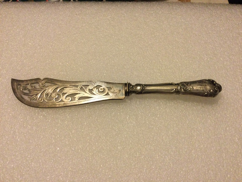 Silver serving knife