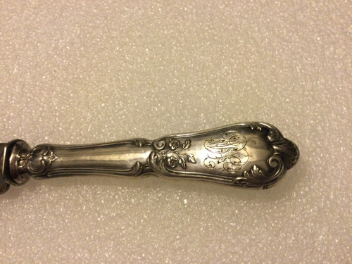Silver serving knife