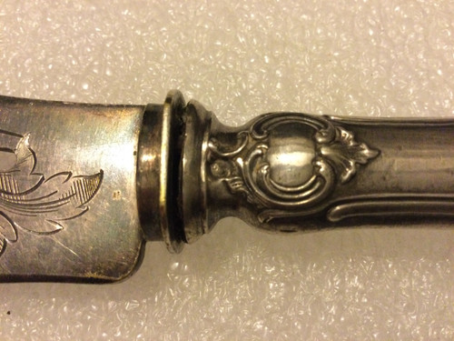 Silver serving knife