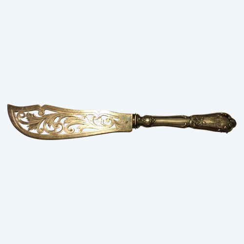 Silver serving knife