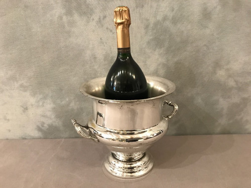 20th century silver-plated champagne bucket