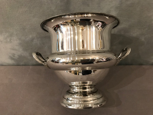 20th century silver-plated champagne bucket