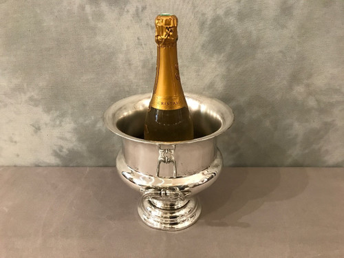 20th century silver-plated champagne bucket