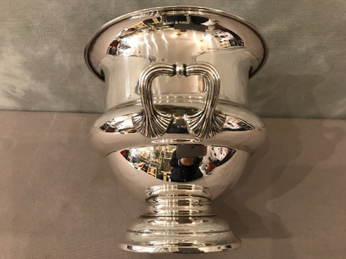 20th century silver-plated champagne bucket