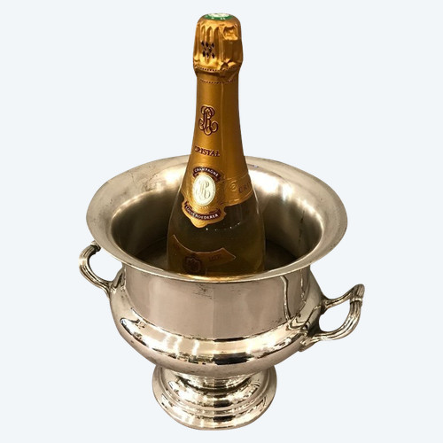 20th century silver-plated champagne bucket