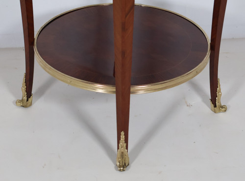 Transition-style pedestal table, 1900s