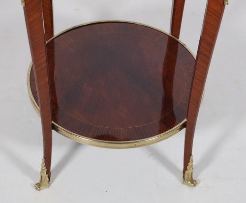 Transition-style pedestal table, 1900s