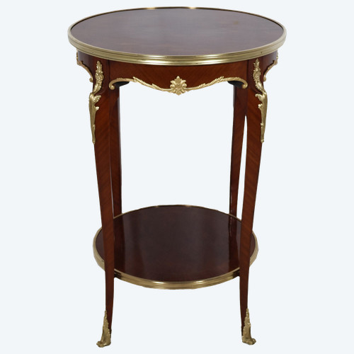 Transition-style pedestal table, 1900s
