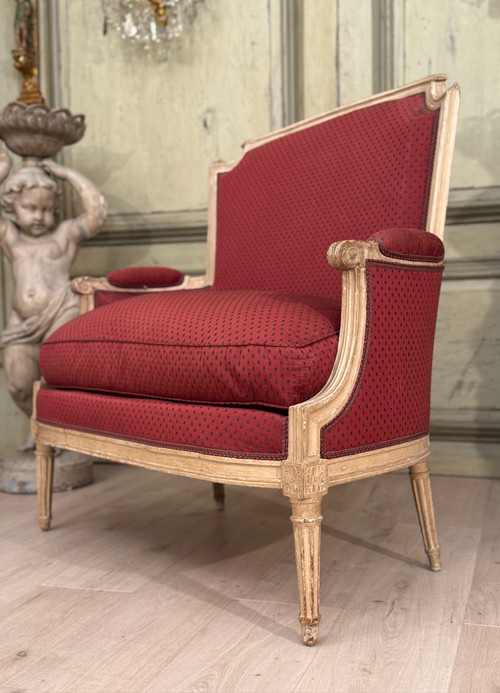 Marquise En Bois Laque d'Epoque Louis XVI, Vers 1780