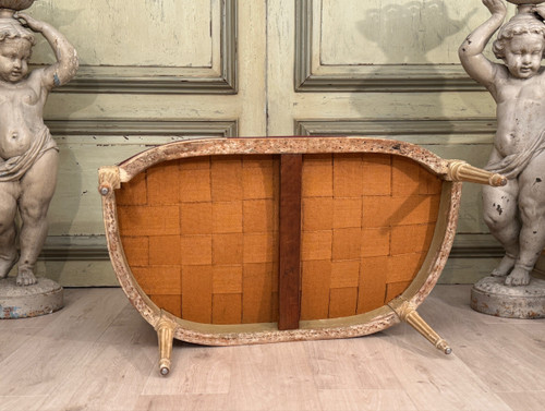 Marquise En Bois Laque d'Epoque Louis XVI, Vers 1780