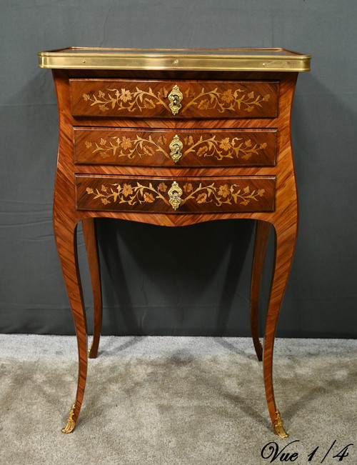 Chevet en Bois de Rose et Palissandre, style Louis XV – Fin XIXe