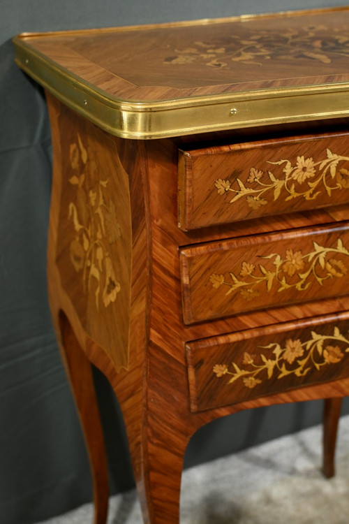 Chevet en Bois de Rose et Palissandre, style Louis XV – Fin XIXe