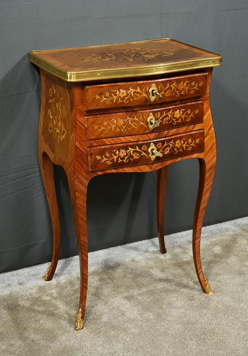 Chevet en Bois de Rose et Palissandre, style Louis XV – Fin XIXe