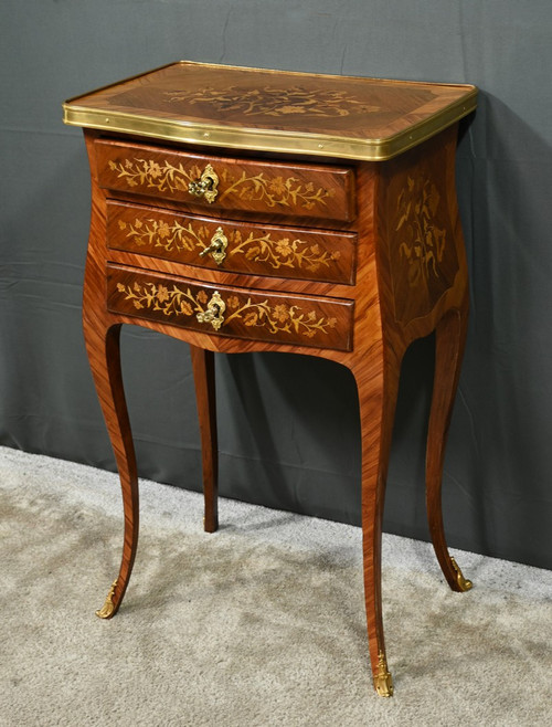 Chevet en Bois de Rose et Palissandre, style Louis XV – Fin XIXe