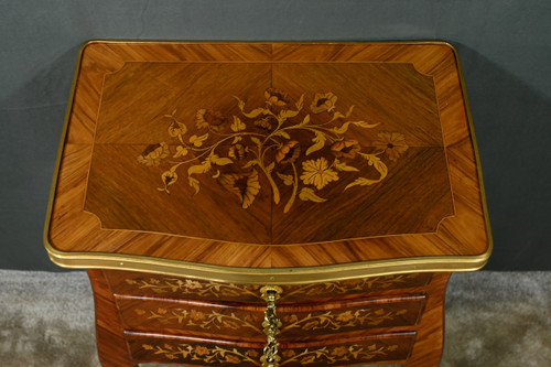 Chevet en Bois de Rose et Palissandre, style Louis XV – Fin XIXe