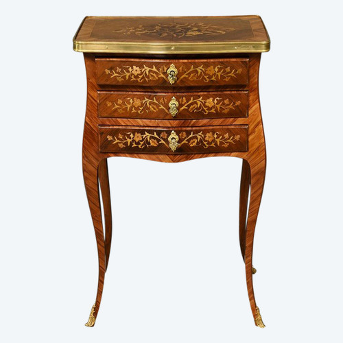 Chevet en Bois de Rose et Palissandre, style Louis XV – Fin XIXe