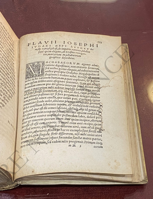 Flavius Joseph,  La Guerre des Juifs, 1539.