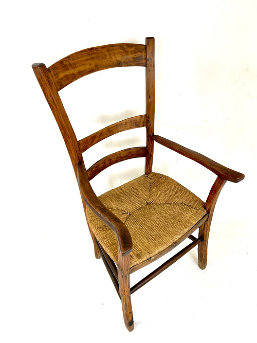 Rustic country armchair from the 18th century - Authentic and full of charm
