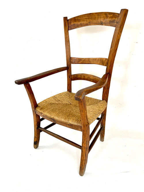 Rustic country armchair from the 18th century - Authentic and full of charm