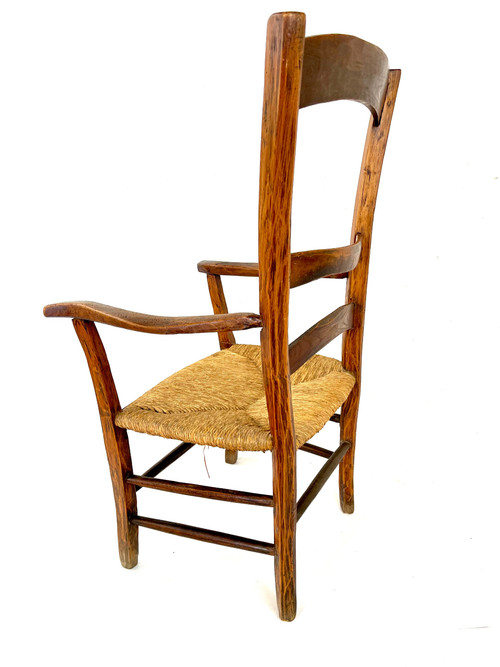 Rustic country armchair from the 18th century - Authentic and full of charm
