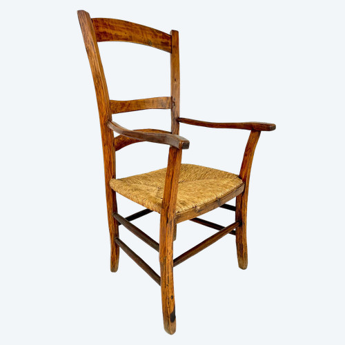 Rustic country armchair from the 18th century - Authentic and full of charm