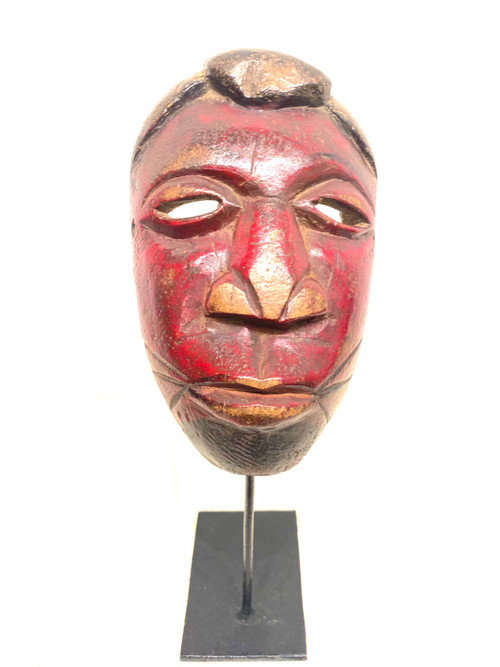Piccola maschera antropomorfa MOSSI dal Burkina Faso