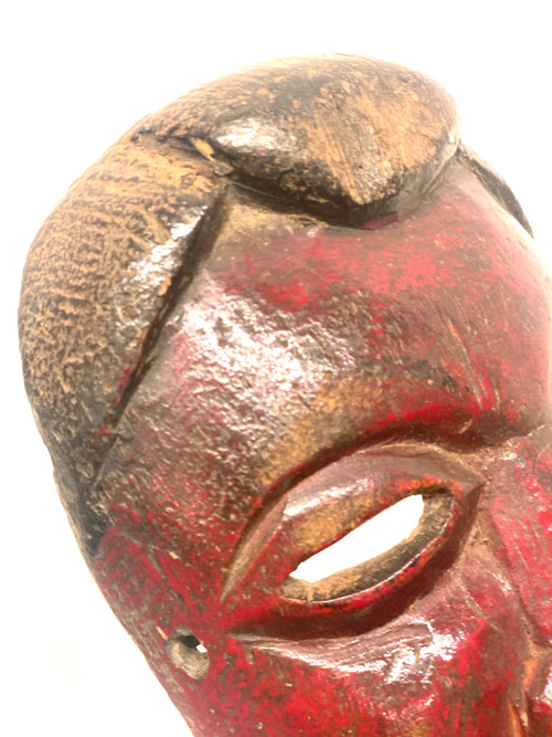 Piccola maschera antropomorfa MOSSI dal Burkina Faso