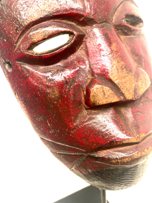 Piccola maschera antropomorfa MOSSI dal Burkina Faso