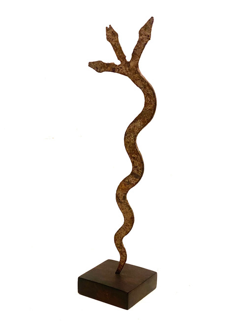 Fer rituel LOBI Serpent à 3 têtes 