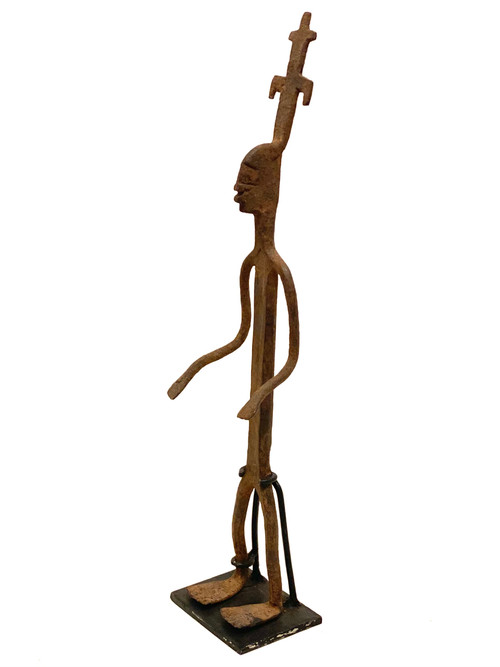 Anthropomorphic ritual iron DOGON from Mali