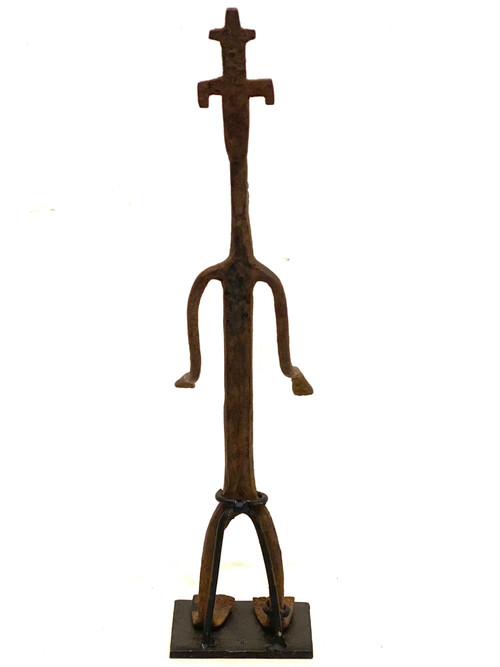 Anthropomorphic ritual iron DOGON from Mali