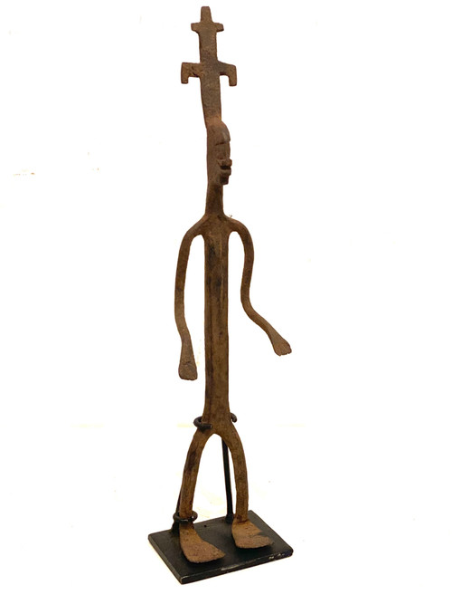 Anthropomorphic ritual iron DOGON from Mali