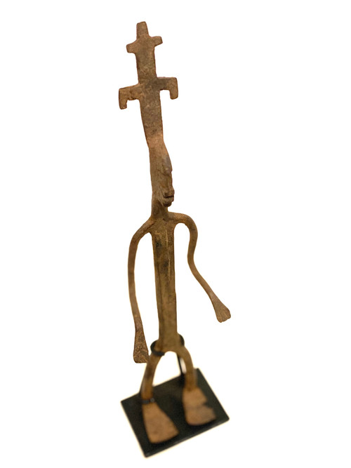Anthropomorphic ritual iron DOGON from Mali