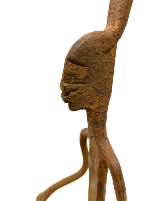 Anthropomorphic ritual iron DOGON from Mali