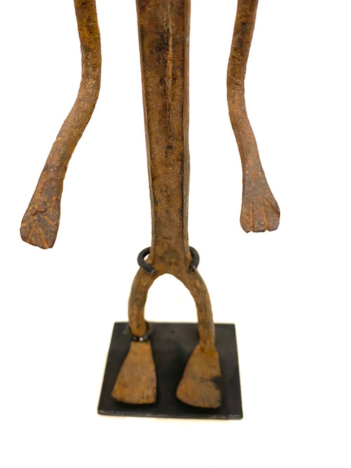 Anthropomorphic ritual iron DOGON from Mali